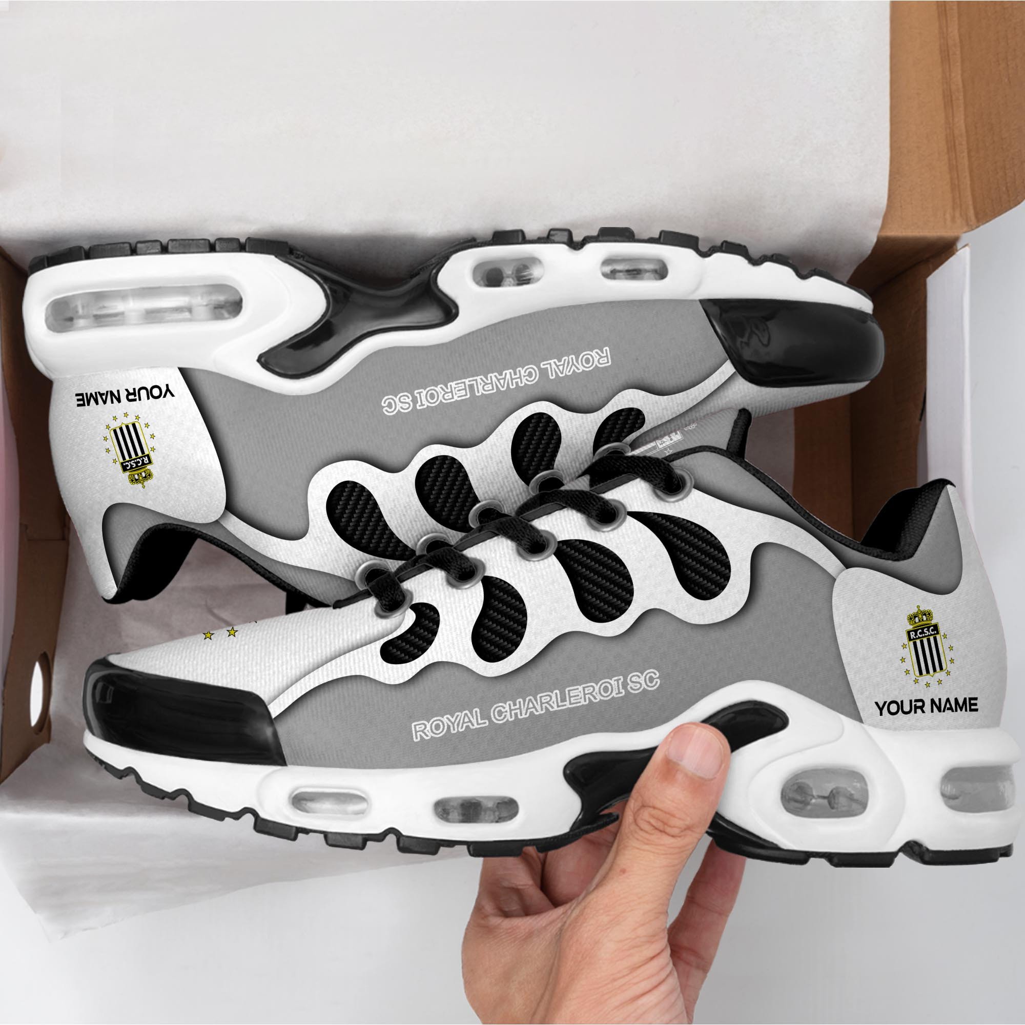 Royal Charleroi SC Air Max Plus Shoes Sneakers For Men And Women