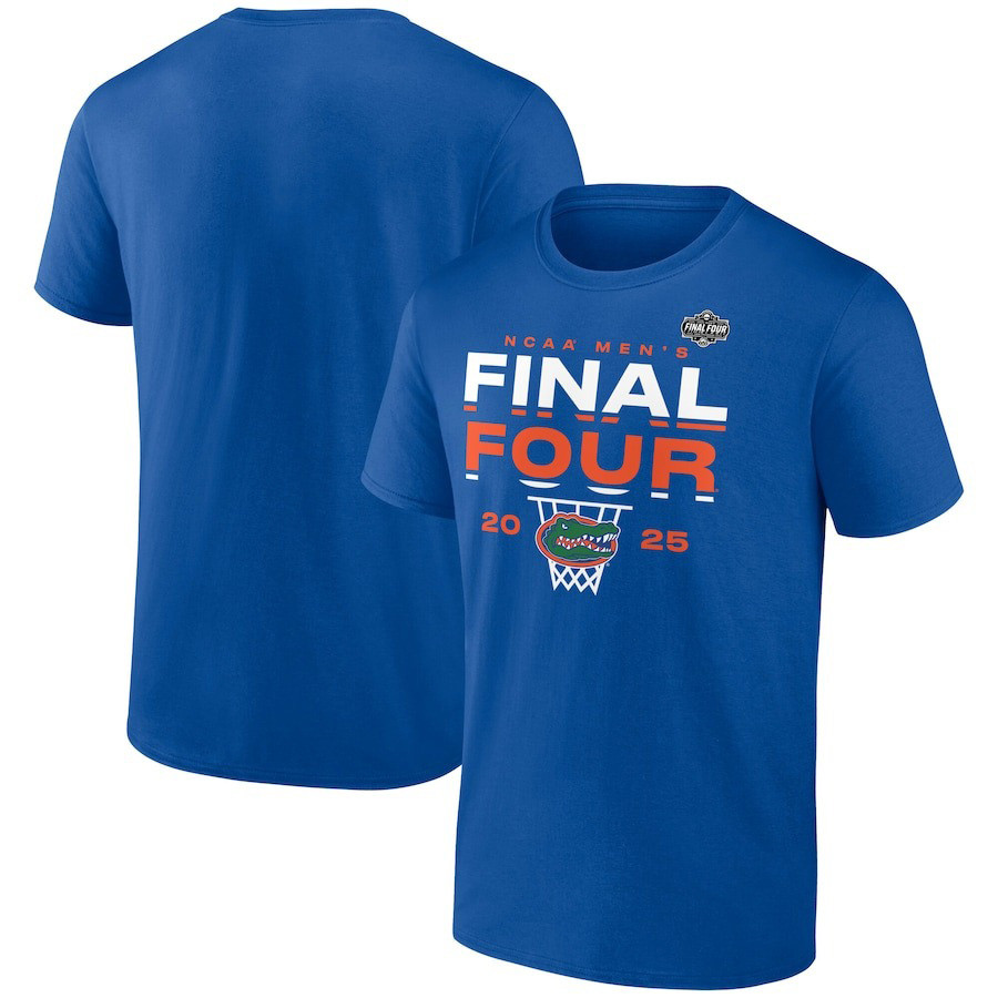 Royal Florida Gators 2025 NCAA Men's Basketball Tournament March Madness Final Four T-Shirt Oregontrailrvpk Shirt