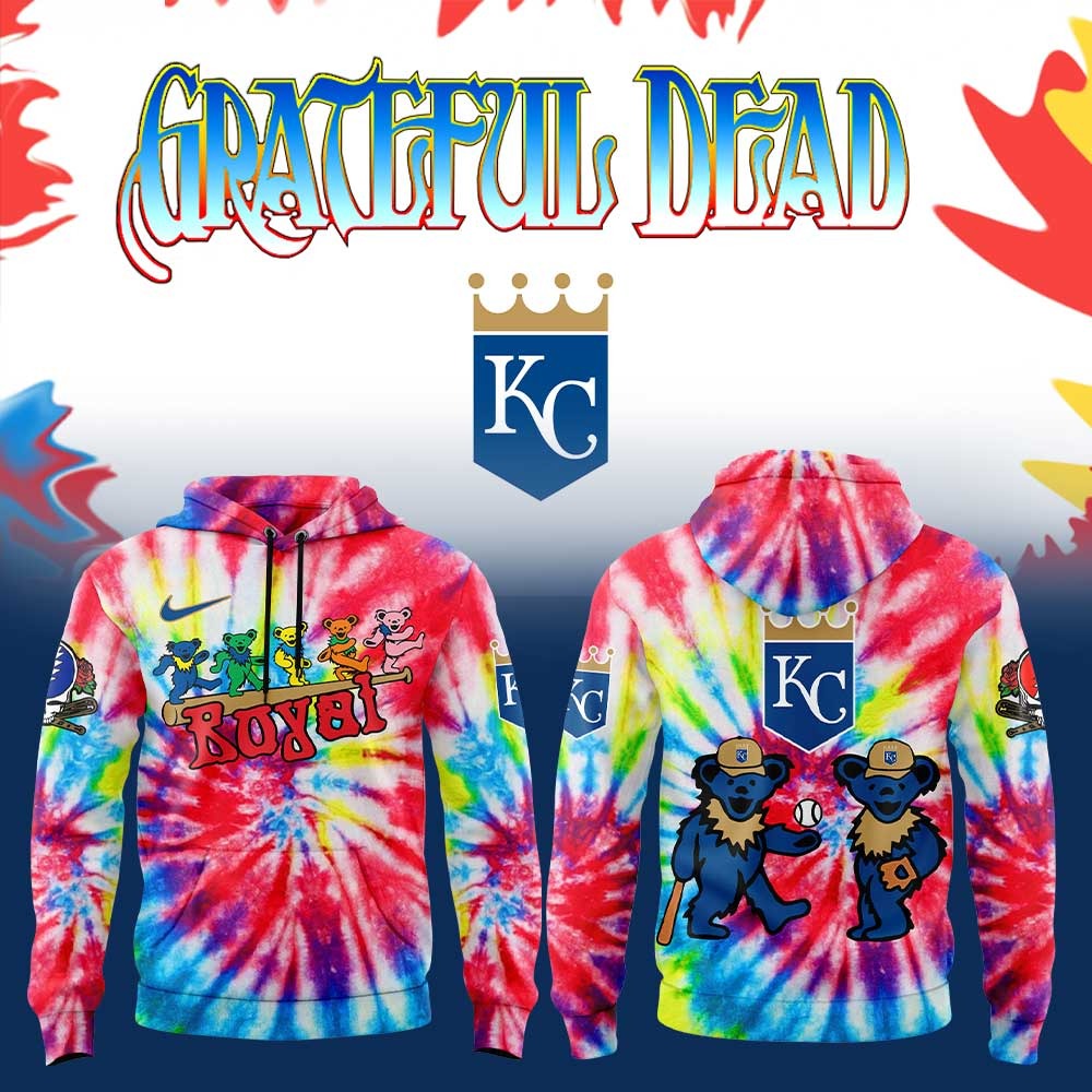 Royals Grateful Dead Baseball Hoodie Baseball Coach Gift Ideas