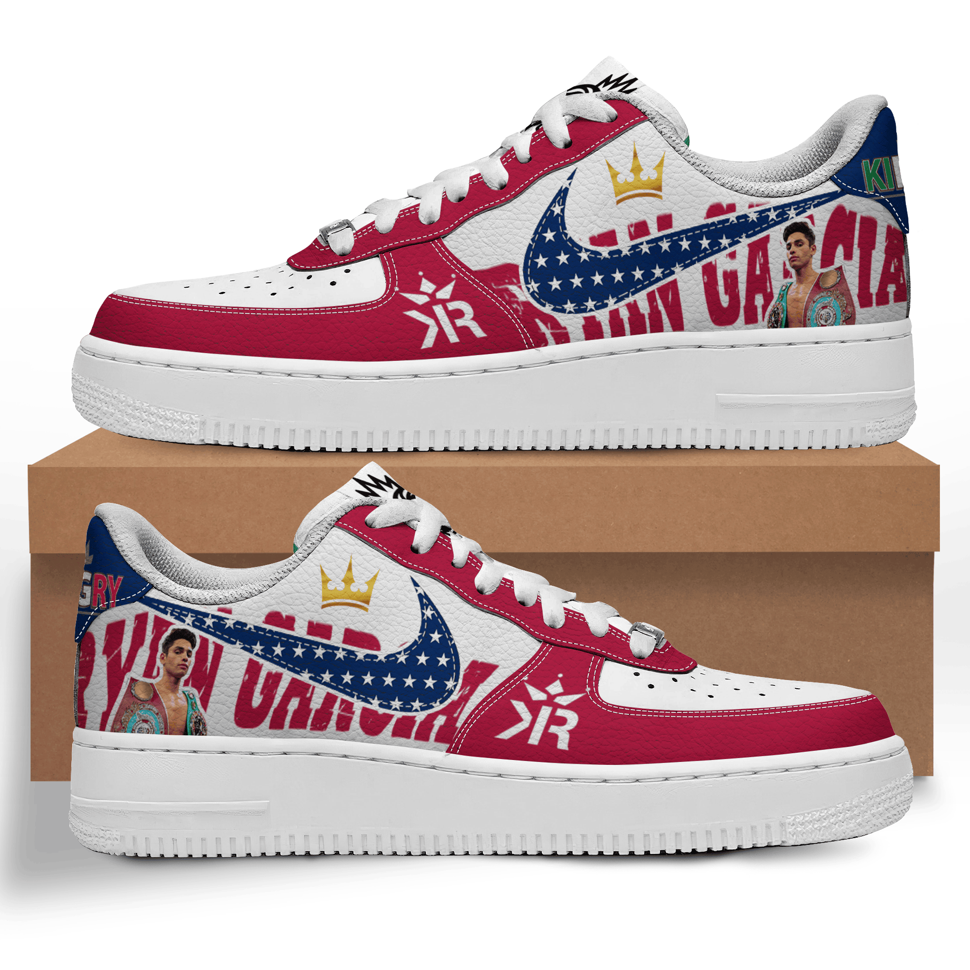 Ryan Garcia Air Low-Top Sneakers Shoes For Men And Women