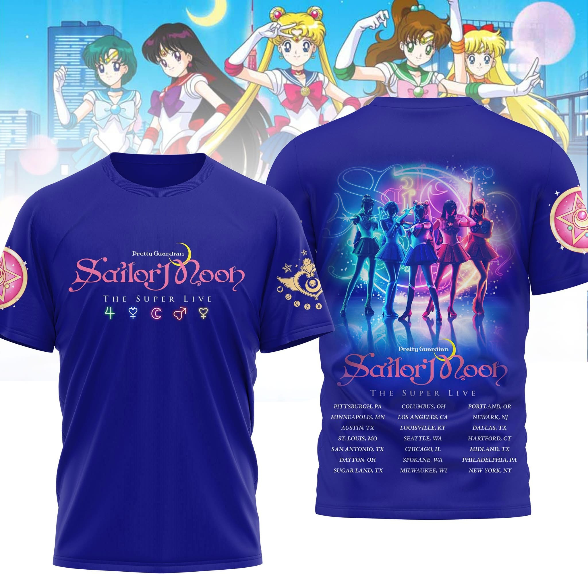 Sailor Moon Shirt Pretty Guardian The Super Live Gifts For Sailor Moon Fans Adults For Her Oregontrailrvpk Shirt