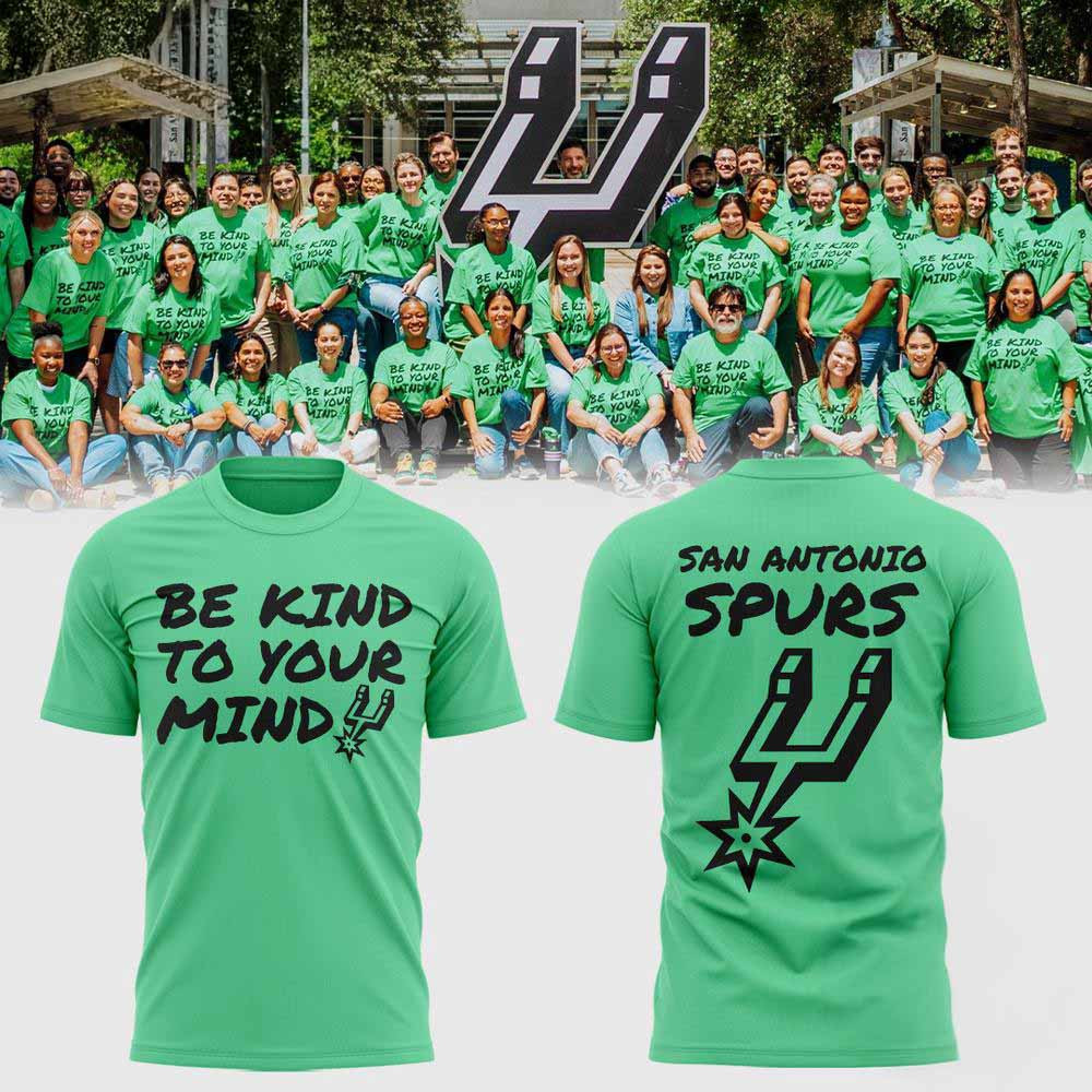 San Antonio Spurs Be Kind To Your Mind Shirt Gift Ideas For Basketball Lovers Oregontrailrvpk Shirt
