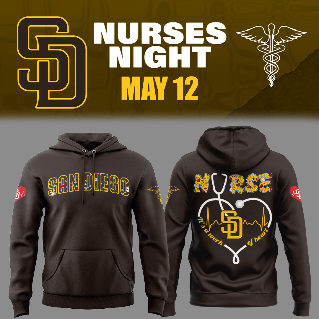 San Diego Baseball NURSES NIGHT Hoodie Gift Ideas