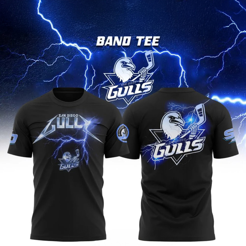 San Diego Gulls Classic Rock Night 2025 T-Shirt Presents For Hockey Fans Oregontrailrvpk Shirt