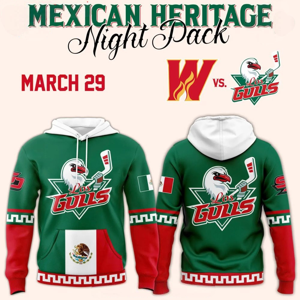 San Diego Gulls Mexican Heritage Night 2025 Hoodie Good Gifts For Hockey Fans