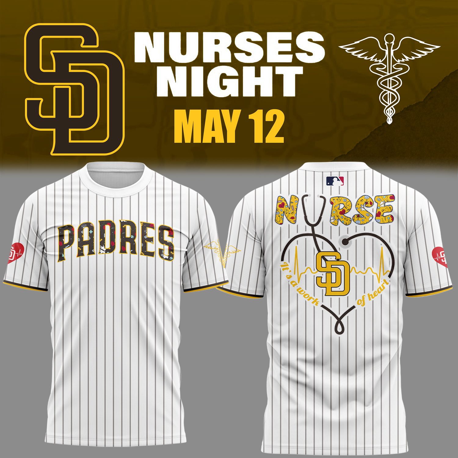 San Diego Padres Baseball Nurses Night T-Shirt Baseball Gifts Ideas Oregontrailrvpk Shirt