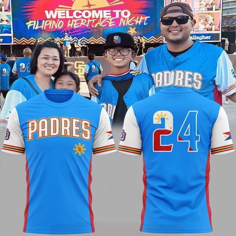San Diego Padres Filipino Heritage 24 T-Shirt Baseball Player Gift Ideas Oregontrailrvpk Shirt