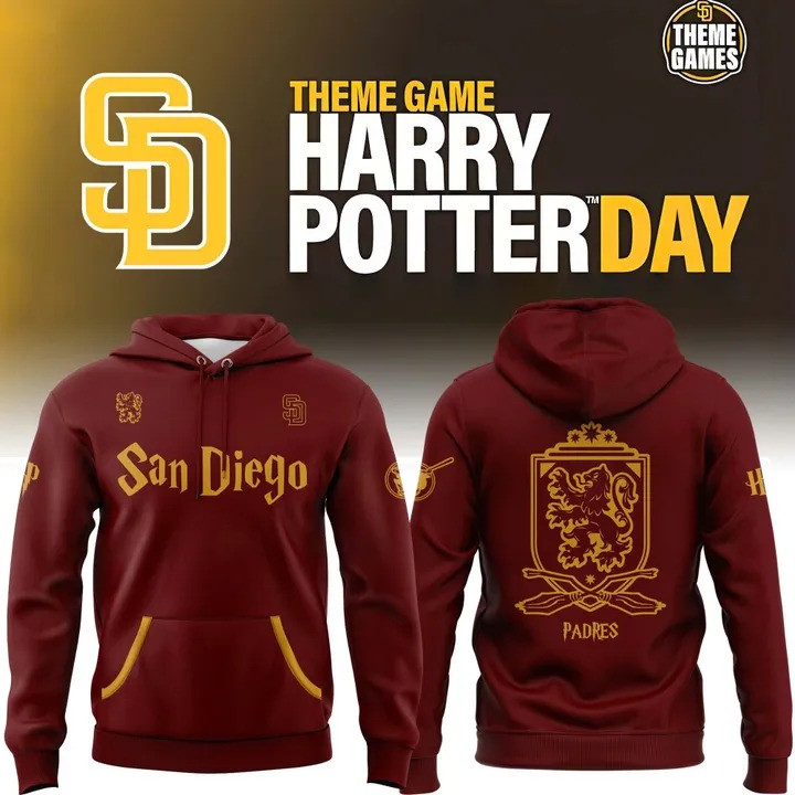 San Diego Padres Harry Potter Night Hoodie Fan Merch Father's Day