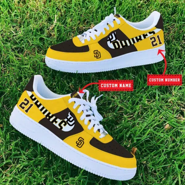 San Diego Padres MLB Air Low-Top Sneakers Shoes For Men And Women
