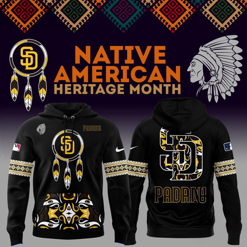 San Diego Padres National American Indian Heritage Month 2025 Hoodie