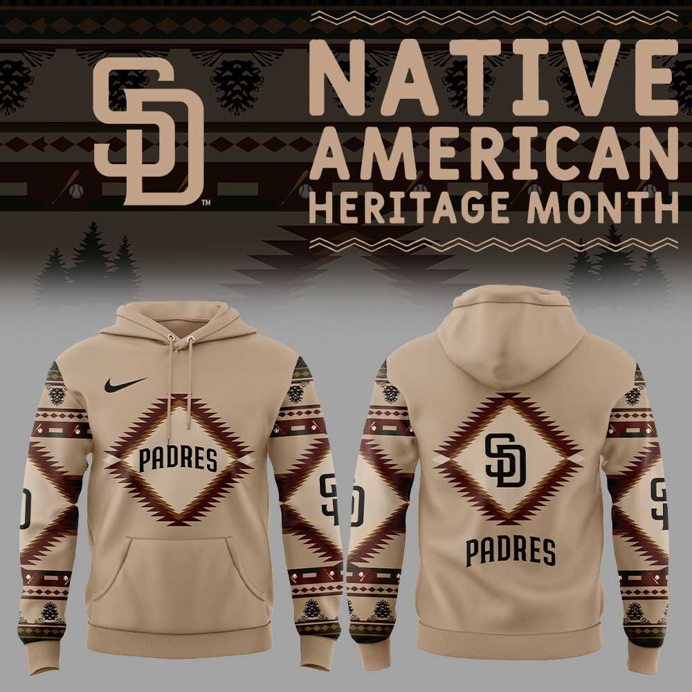San Diego Padres Native American Heritage Month Hoodie Best Gifts For Padres Fans