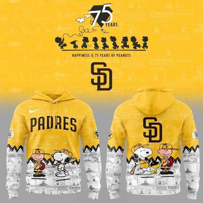 San Diego Padres Peanuts Snoopy Hoodie Best