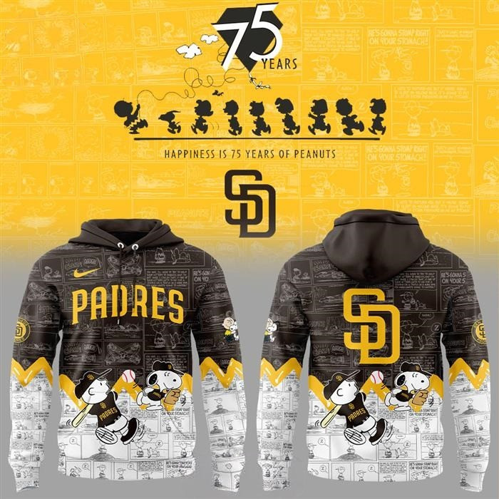 San Diego Padres Peanuts Snoopy Hoodie Gift Ideas