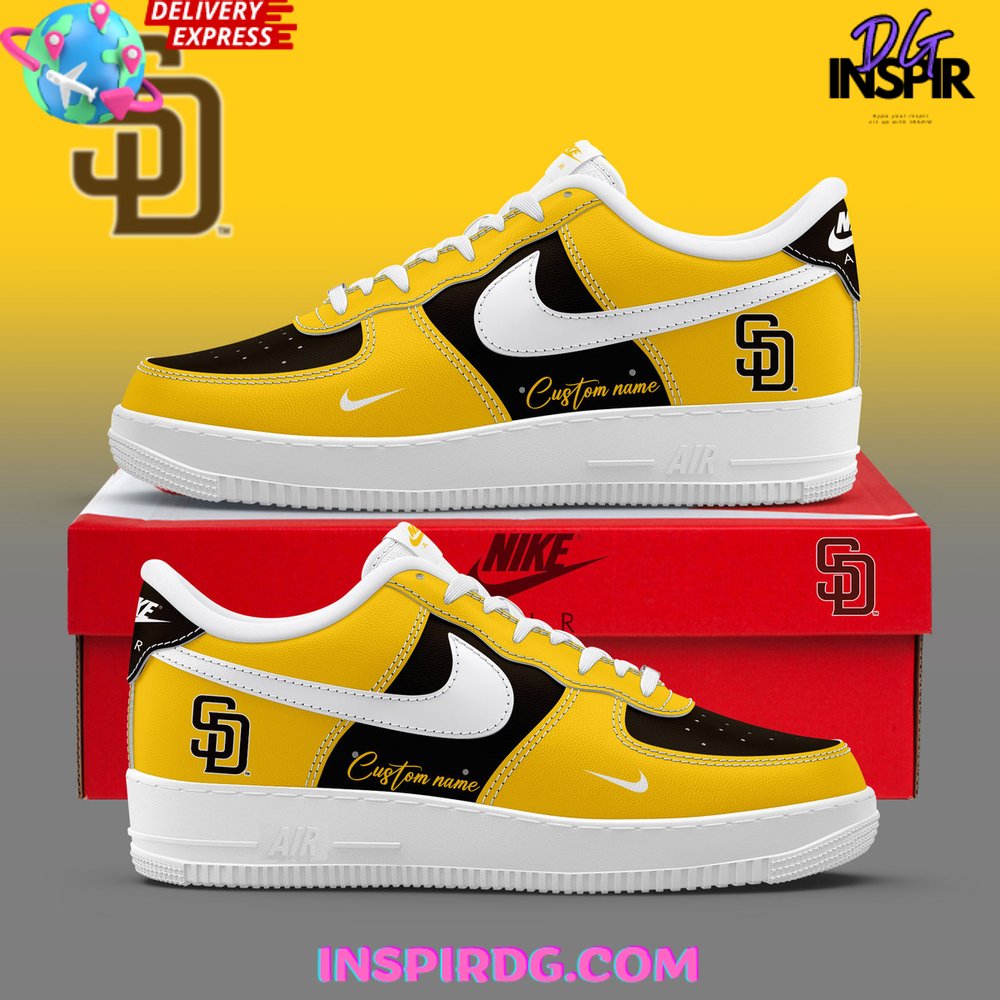 San Diego Padres Personalized Air Force 1