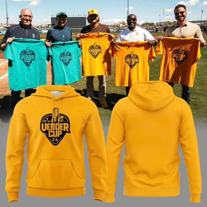 San Diego Padres Vs Seattle Mariners Vedder Cup Hoodie Best