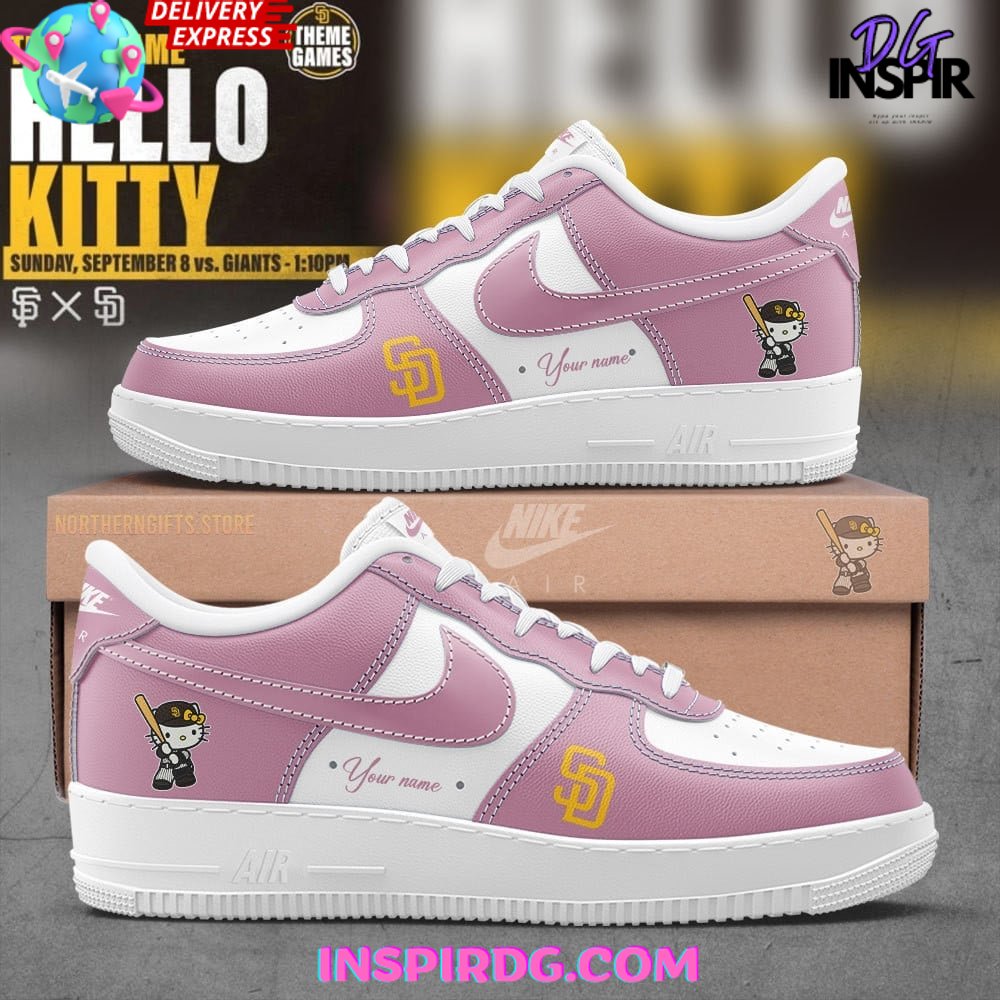 San Diego Padres x Hello Kitty Air Force 1
