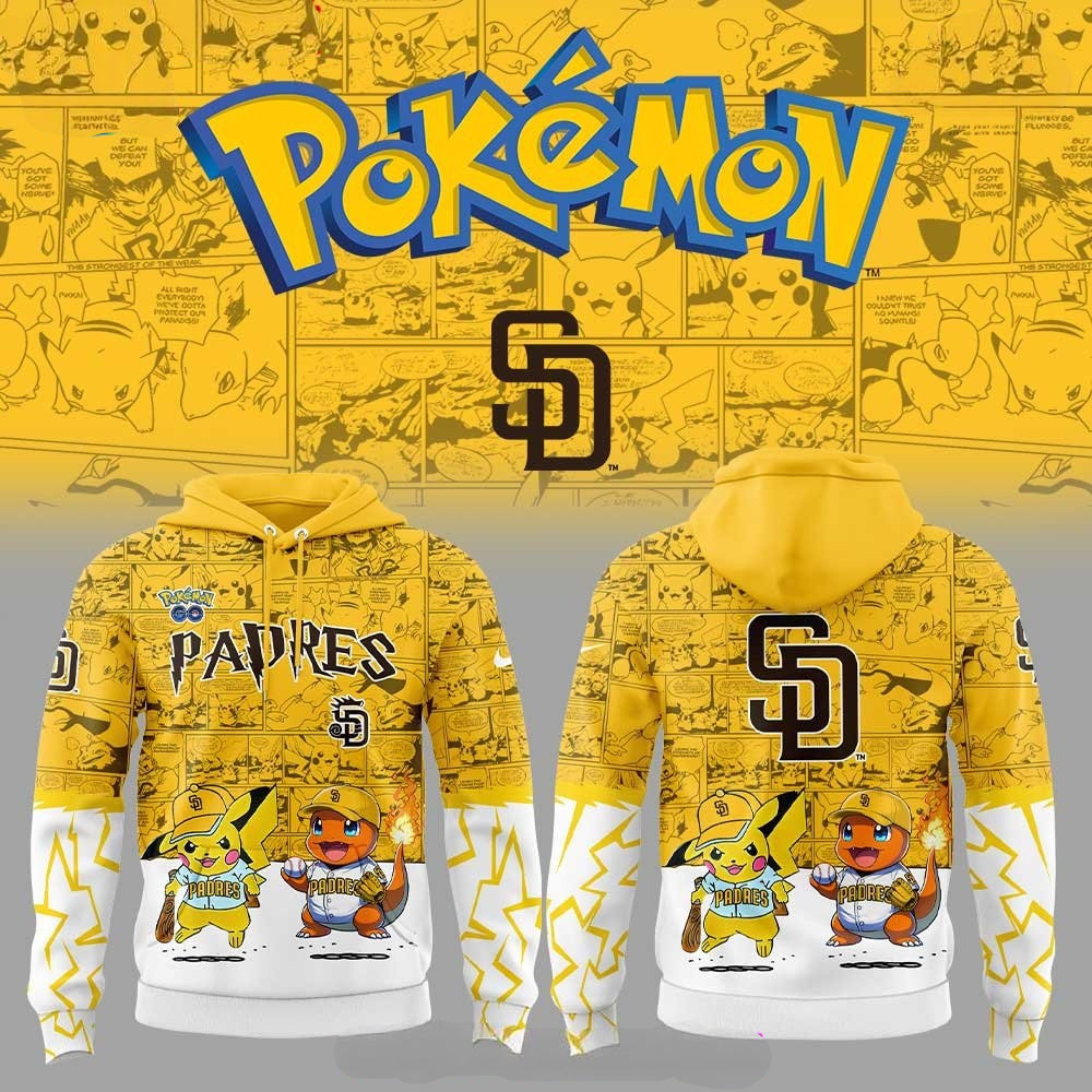 San Diego Padres x Pokemon GO Special Edition Hoodie Gift Ideas