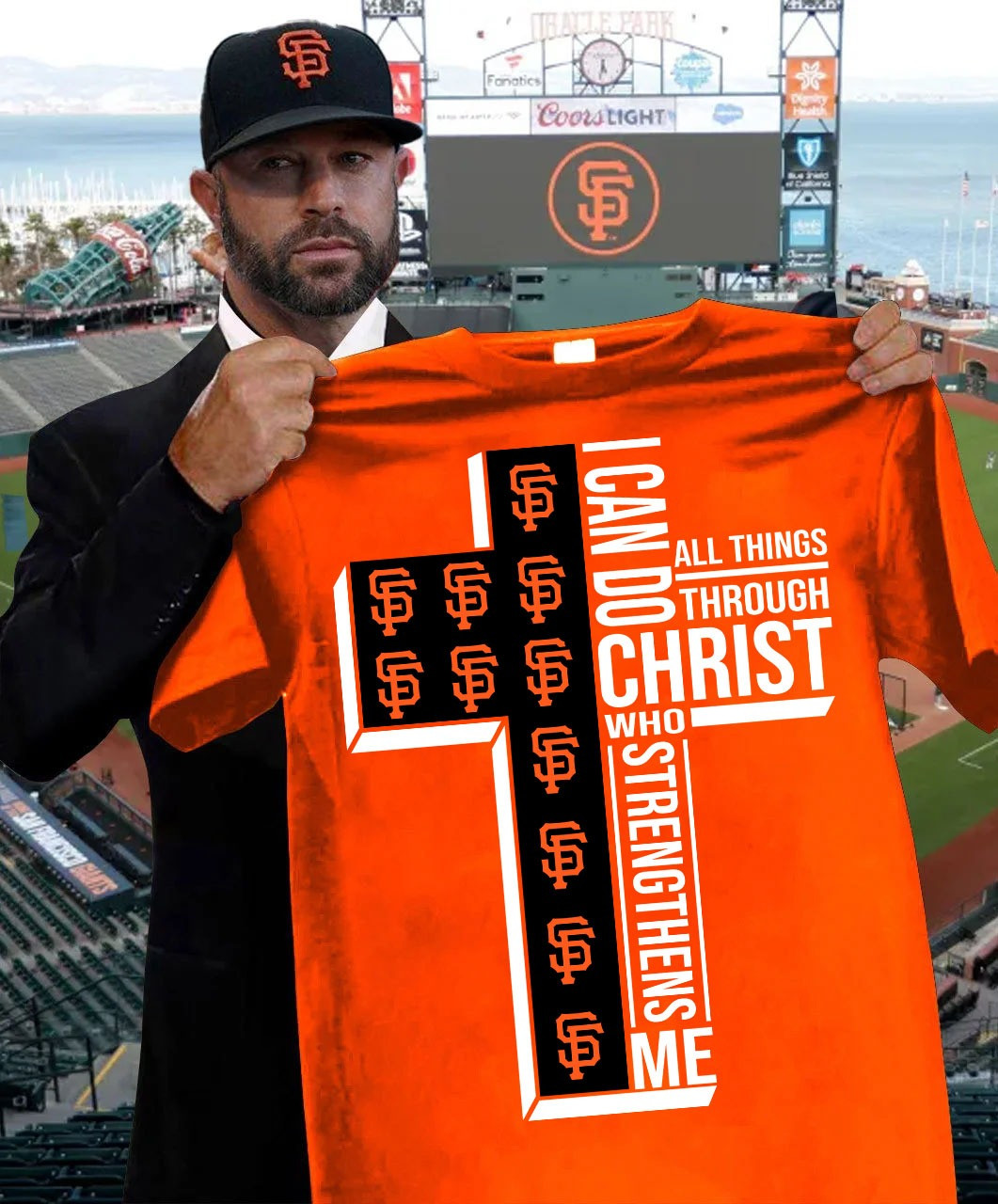 San Francisco Giants Faith Shirt Can Do All Things Through Christ Baseball Oregontrailrvpk Shirt