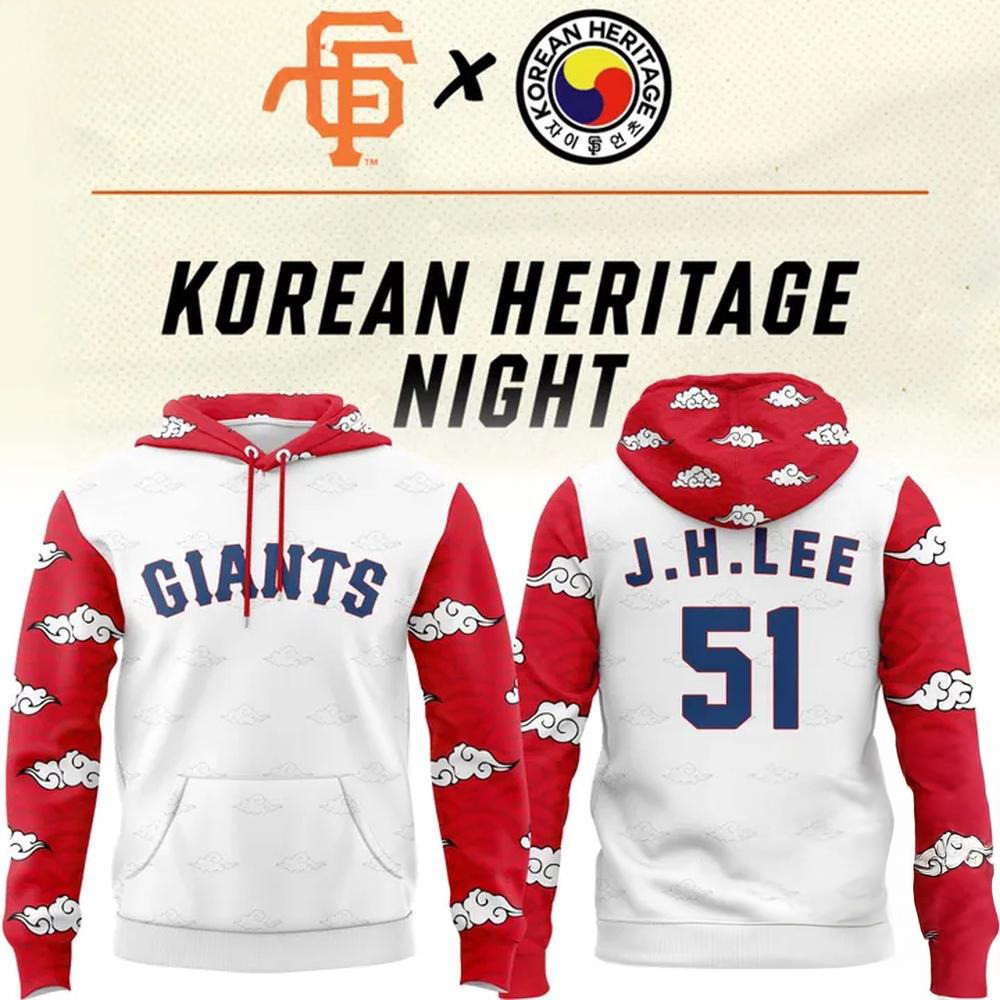 San Francisco Giants Korean Heritage 2025 Hoodie Best