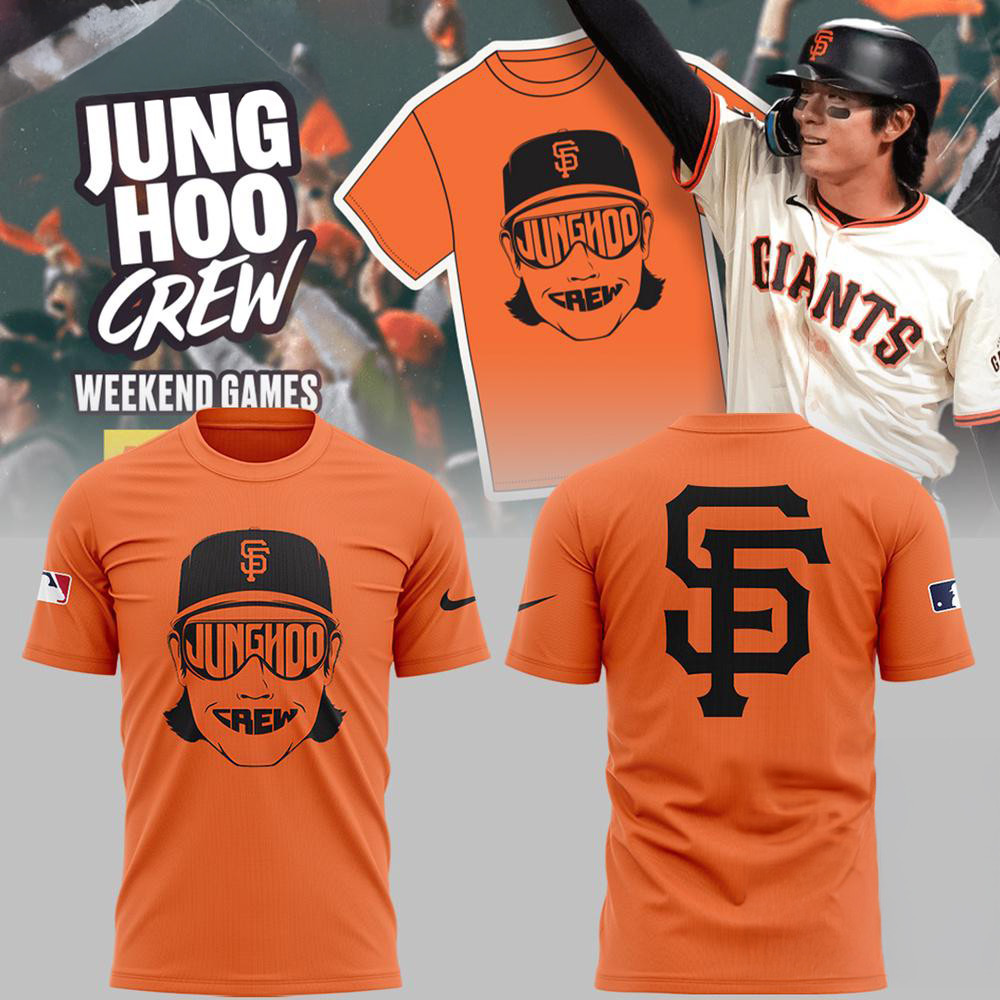 San Francisco Giants MLB 2025 Limited Jung Hoo Crew Shirt Baseball Oregontrailrvpk Shirt