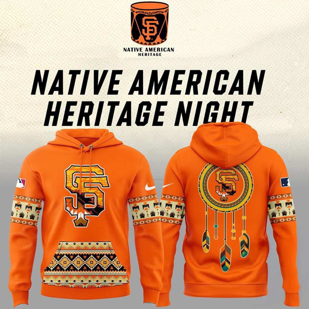 San Francisco Giants National American Heritage Night New Hoodie Gifts For Basketball Lovers