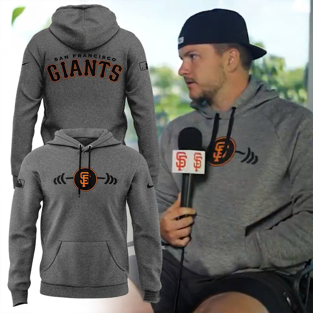 San Francisco Giants Special 2025 Patrick Bailey Grey Hoodie