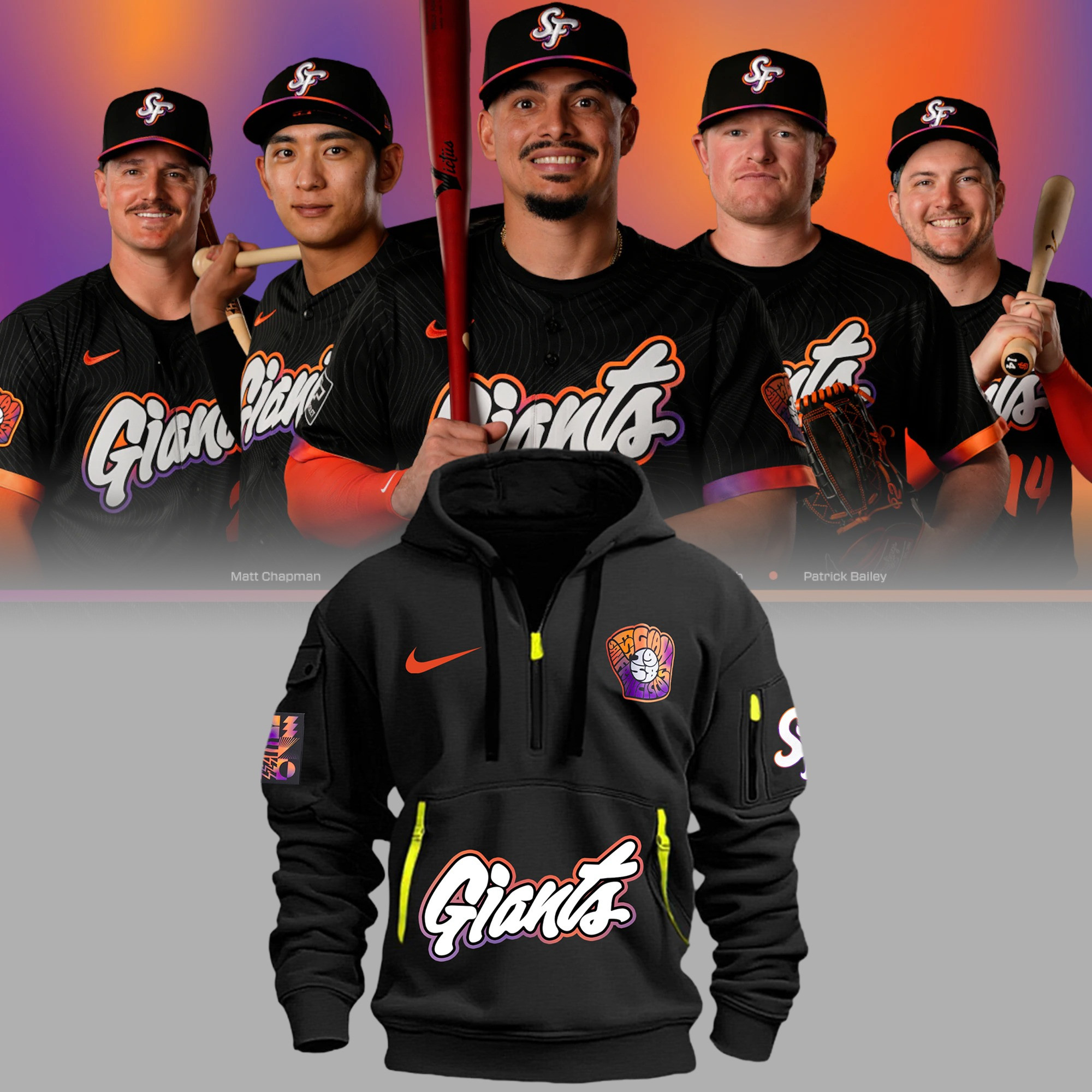 San Francisco Giants x City Connect 2025 The Remix Zip Hoodie Gift For Giants Fans