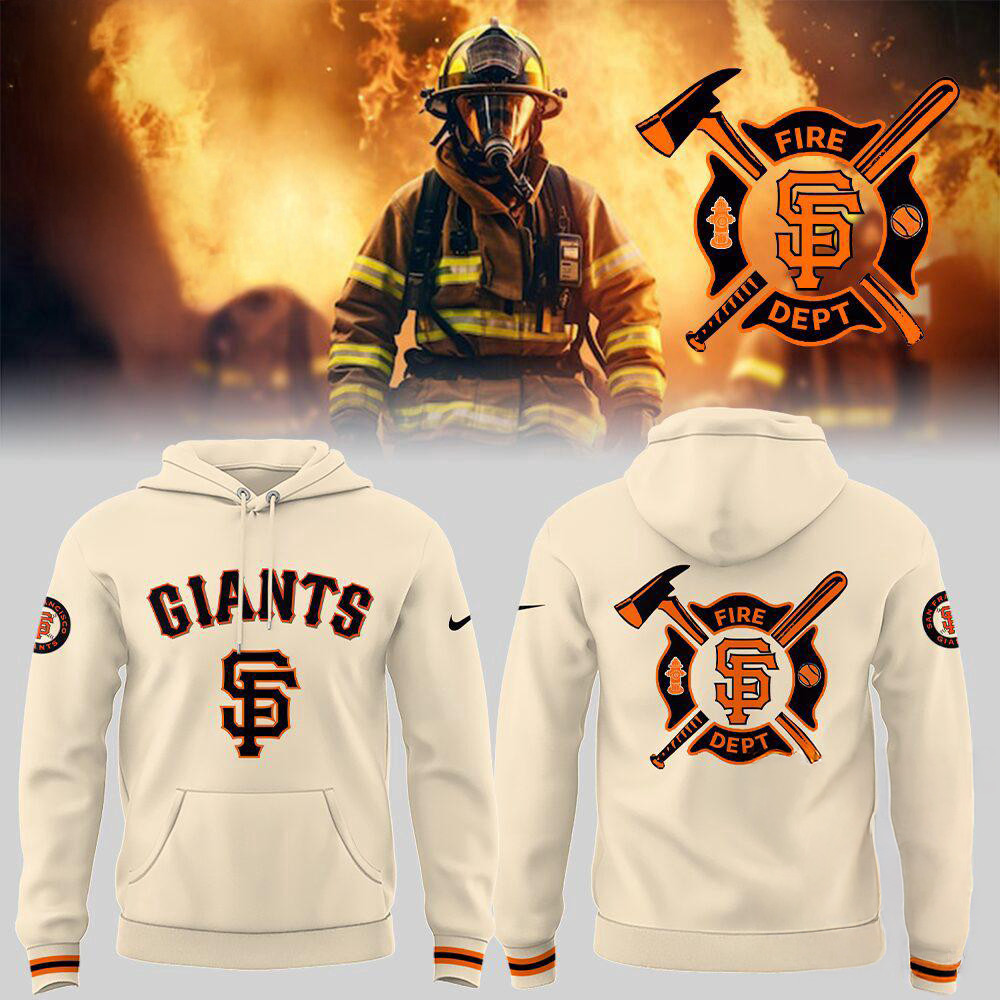 San Francisco Giants x Firefighter Appreciation Night Hoodie Baseball