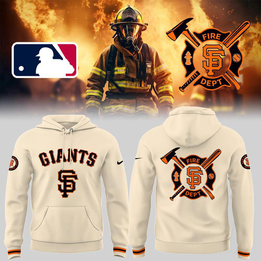 San Francisco Giants x Firefighter Appreciation Night Hoodie Baseball Lovers Gifts