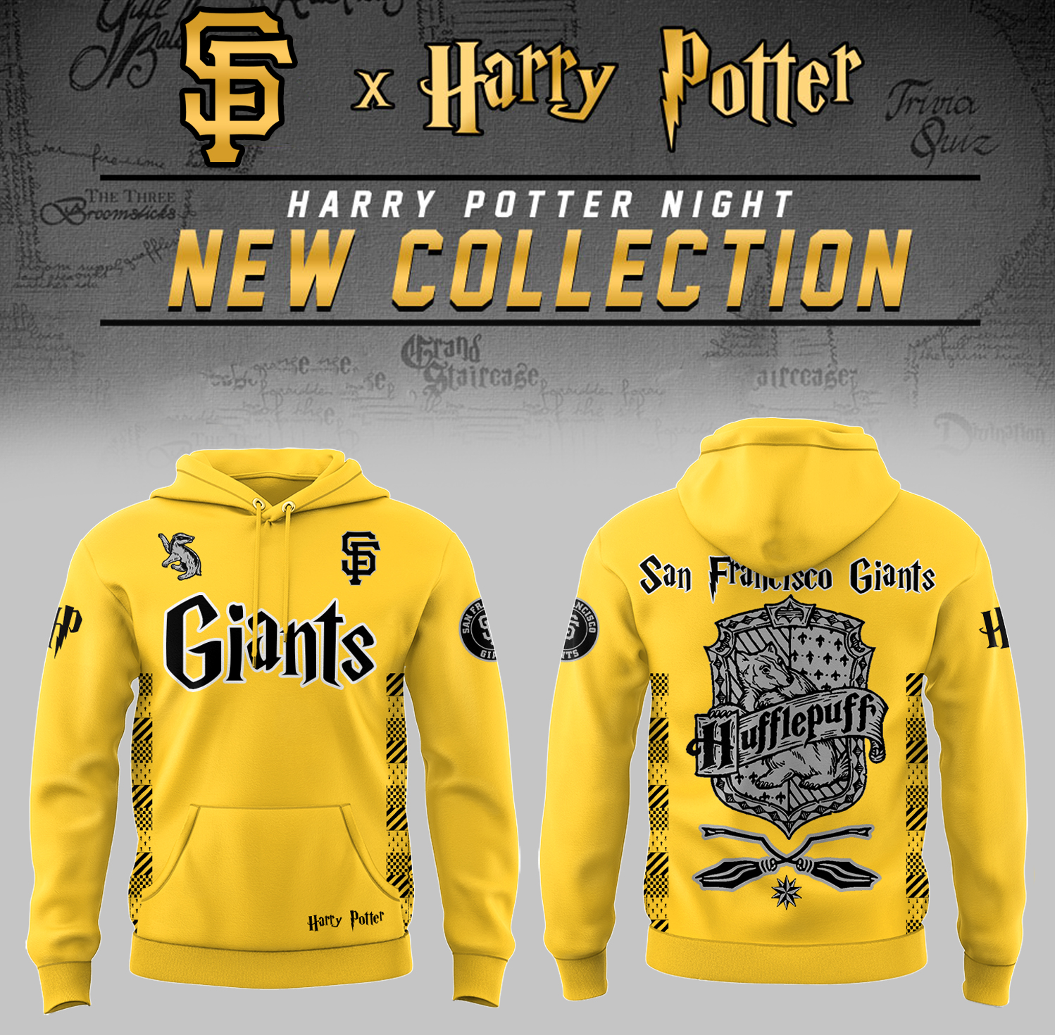 San Francisco Giants x Harry Potter Night Hufflepuff House Hoodie Unique Baseball Gifts