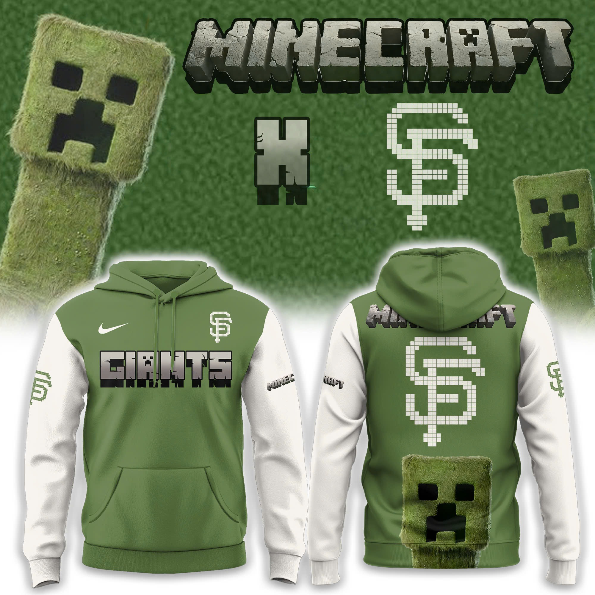 San Francisco Giants x MineCraft 2025 Hoodie Unique
