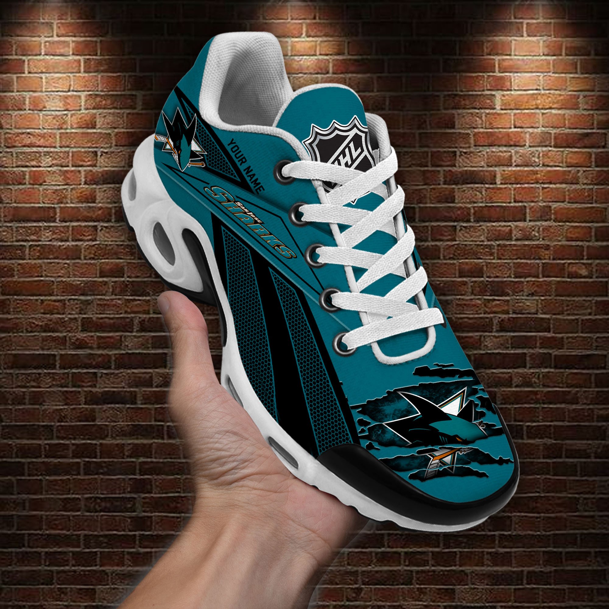 San Jose Sharks Air Max Plus Shoes Sneakers For Men And Women