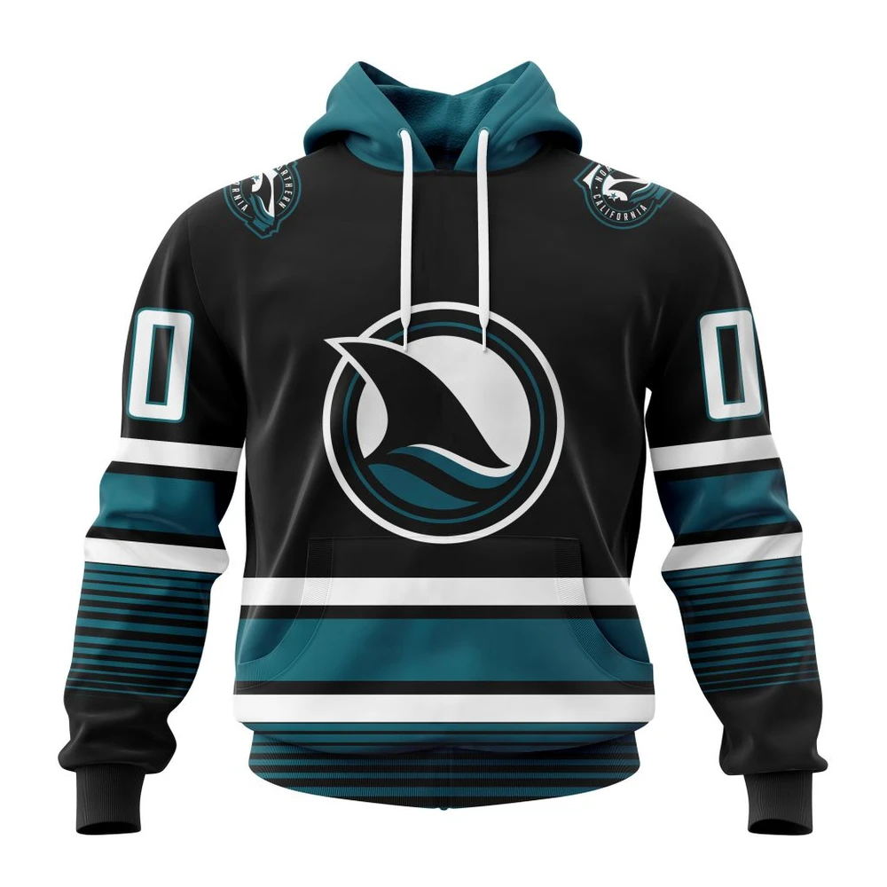 San Jose Sharks Personalized New Third Kits All Over Print Hoodie Style 88056