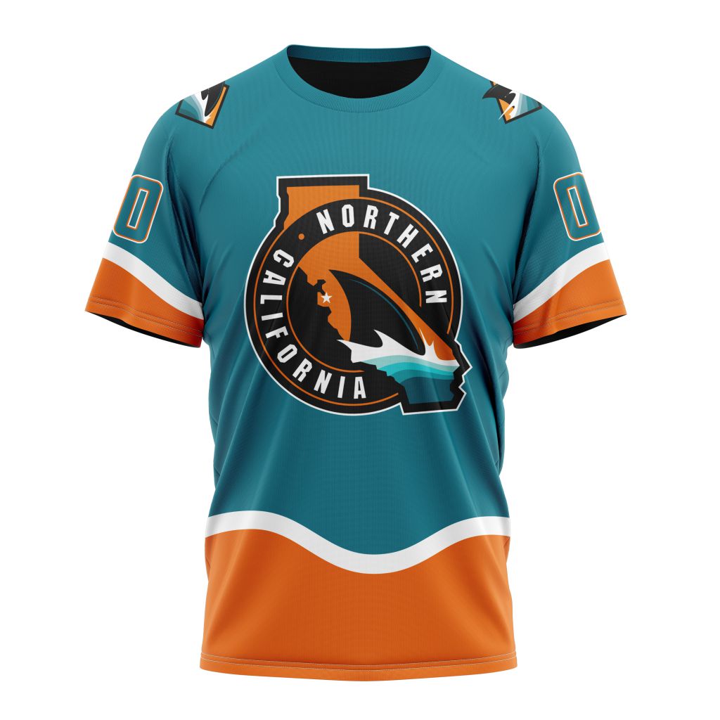 San Jose Sharks Special Bold Design 02 Personalized Name And Number T-Shirt Oregontrailrvpk Shirt