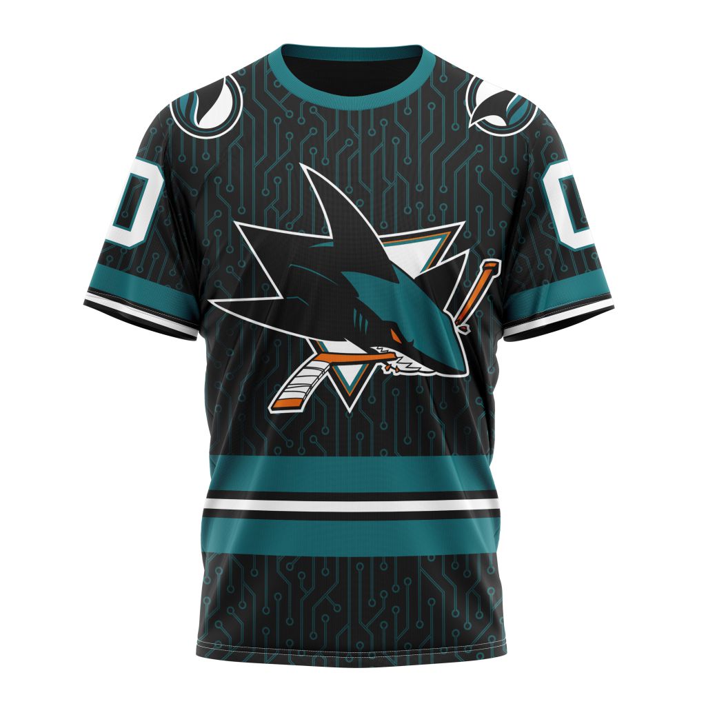 San Jose Sharks Special City Connect Design 02 Personalized Name And Number T-Shirt Oregontrailrvpk Shirt