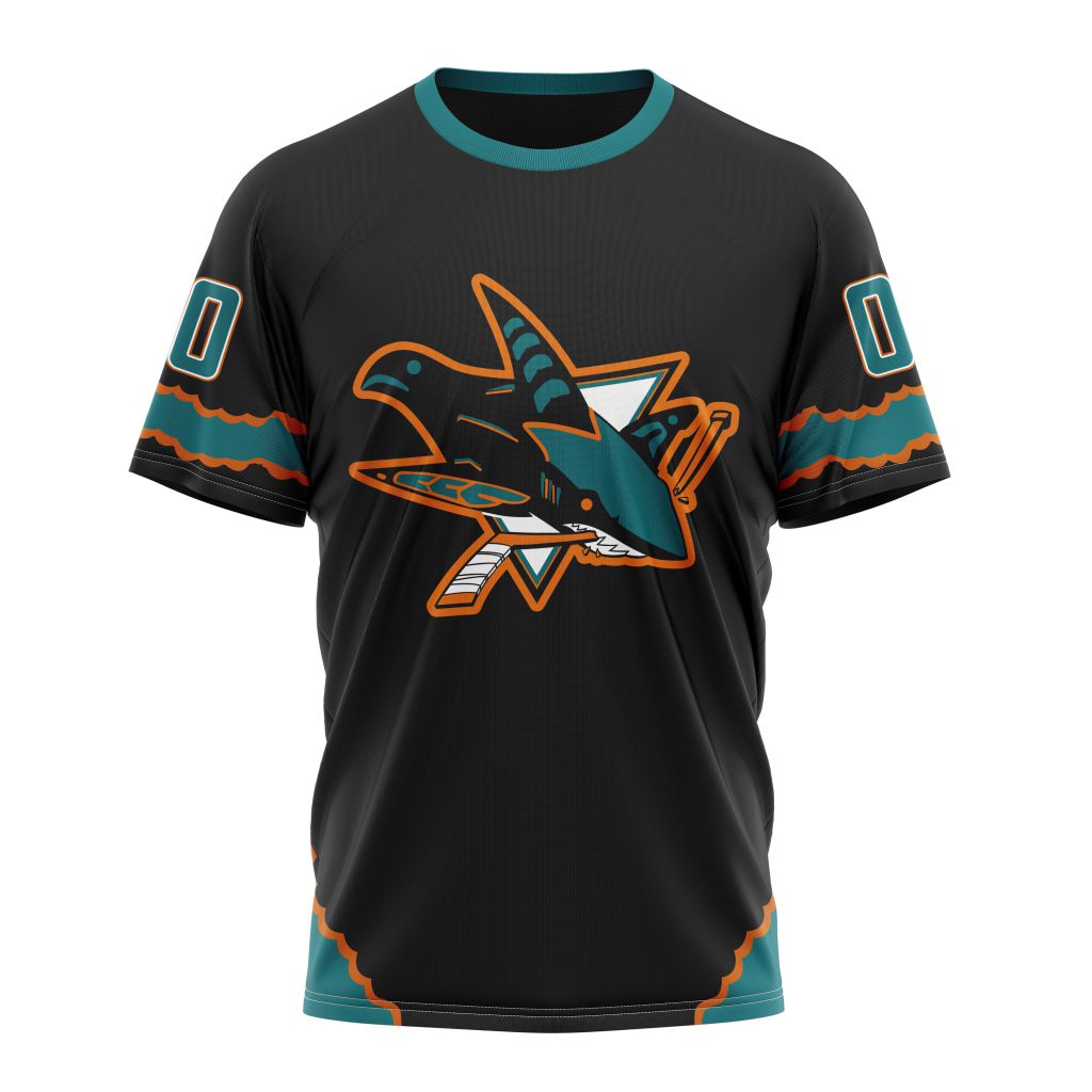 San Jose Sharks Special Indigenous Design Personalized Name And Number T-Shirt Oregontrailrvpk Shirt