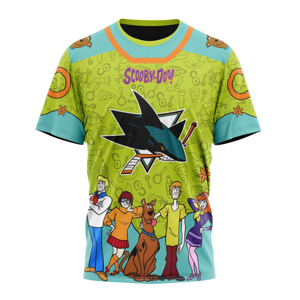 San Jose Sharks Special Scooby Doo Design 01 Personalized Name And Number T-Shirt Oregontrailrvpk Shirt