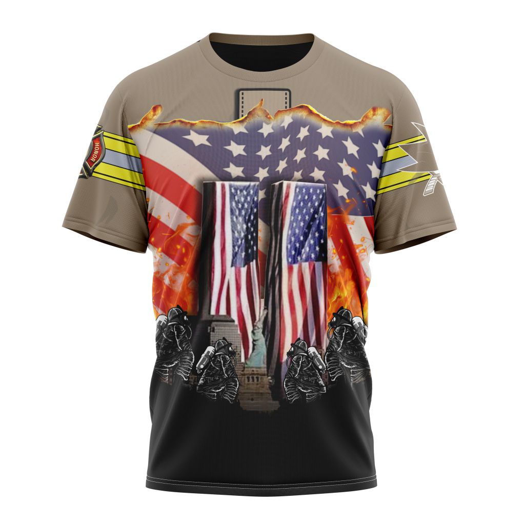 San Jose Sharks Specialized Concepts For Honor Patriot Day Personalized Name And Number T-Shirt Oregontrailrvpk Shirt