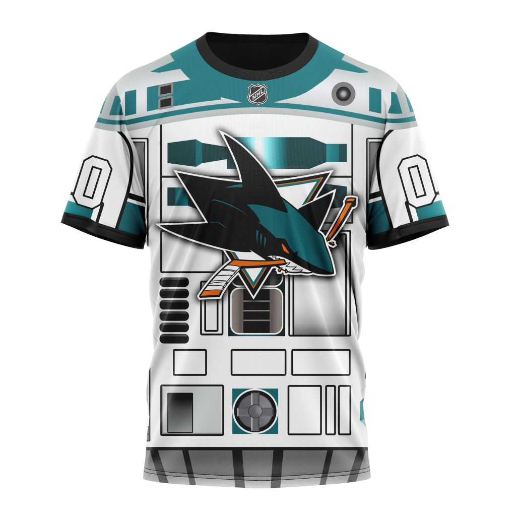 San Jose Sharks Specialized Star Wars May The 4th Be With You Personalized Name And Number T-Shirt Oregontrailrvpk Shirt