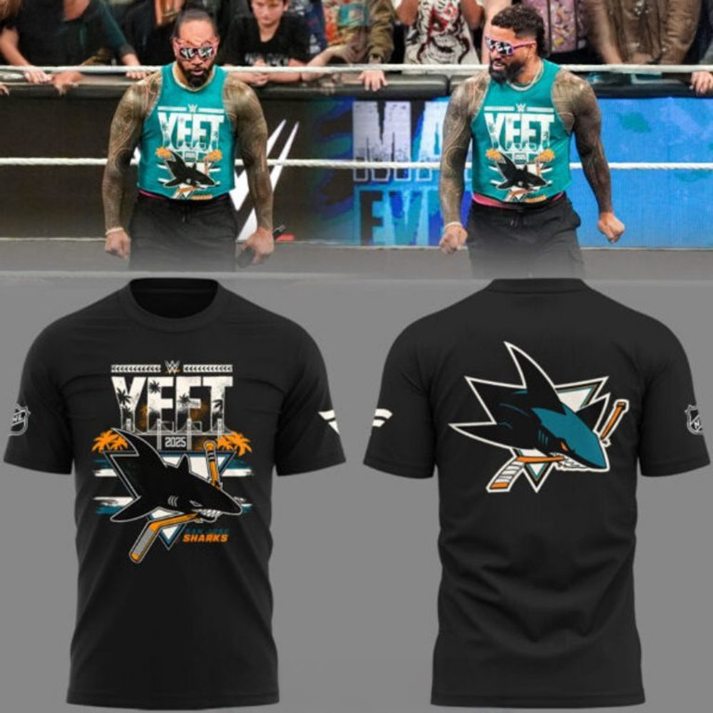 San Jose Sharks YEET Limited Edition Black T-Shirt Presents For Hockey Lovers Oregontrailrvpk Shirt