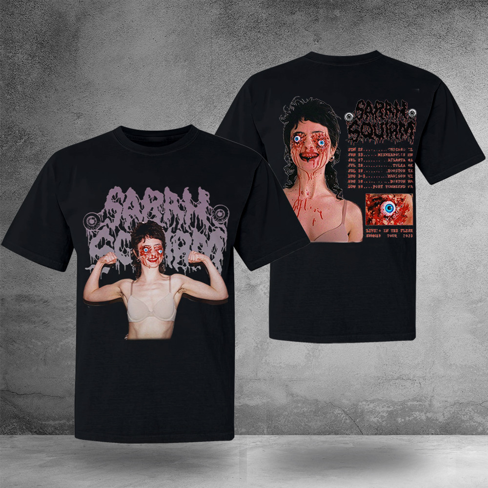 Sarah Squirm Sherman Comedy 2023 Summer Tour T-Shirt Oregontrailrvpk Shirt