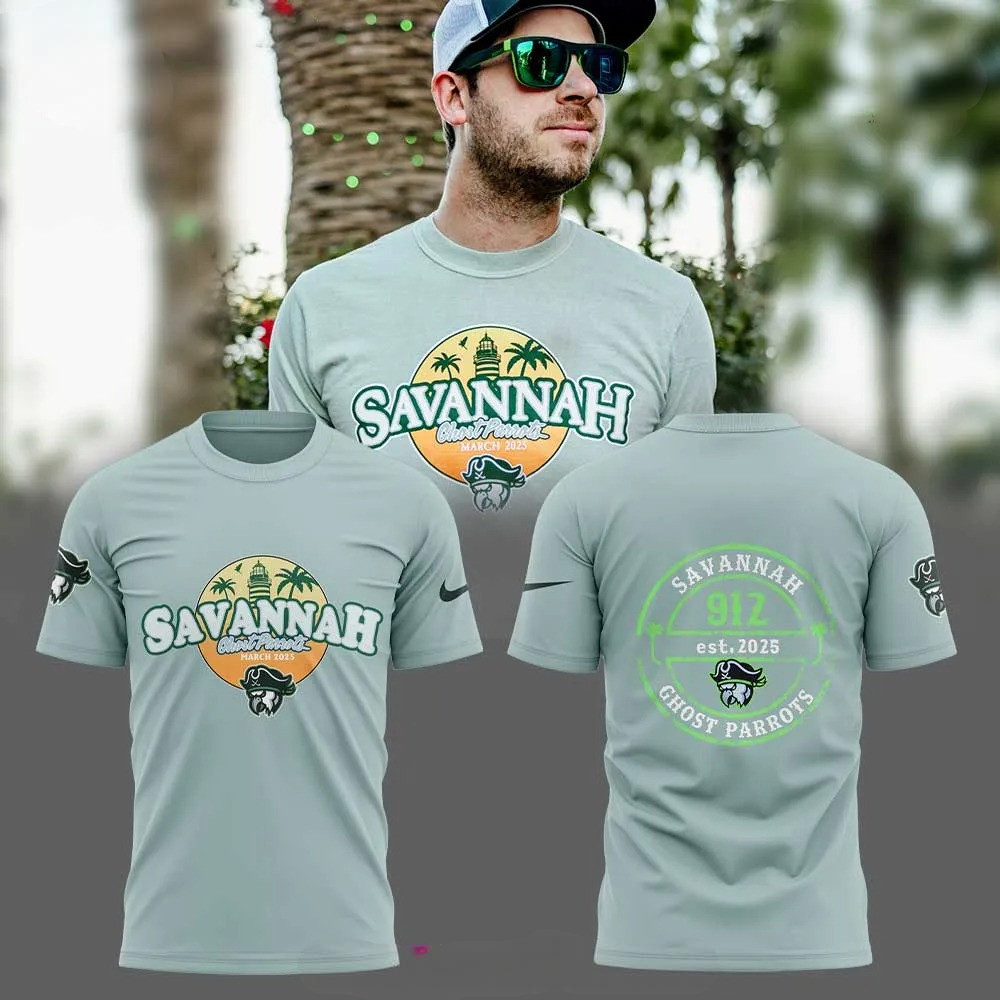 Savannah Ghost Pirates Parrots Style T-shirt Best Gifts For Hockey Fans Oregontrailrvpk Shirt