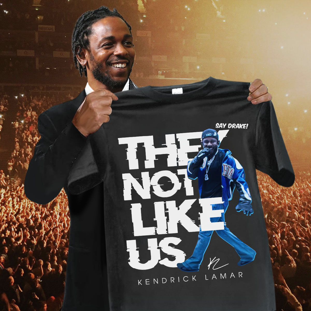 Say Drake They Not Like Us Kendrick Lamar T-Shirt For Kendrick Lamar Fans Oregontrailrvpk Shirt