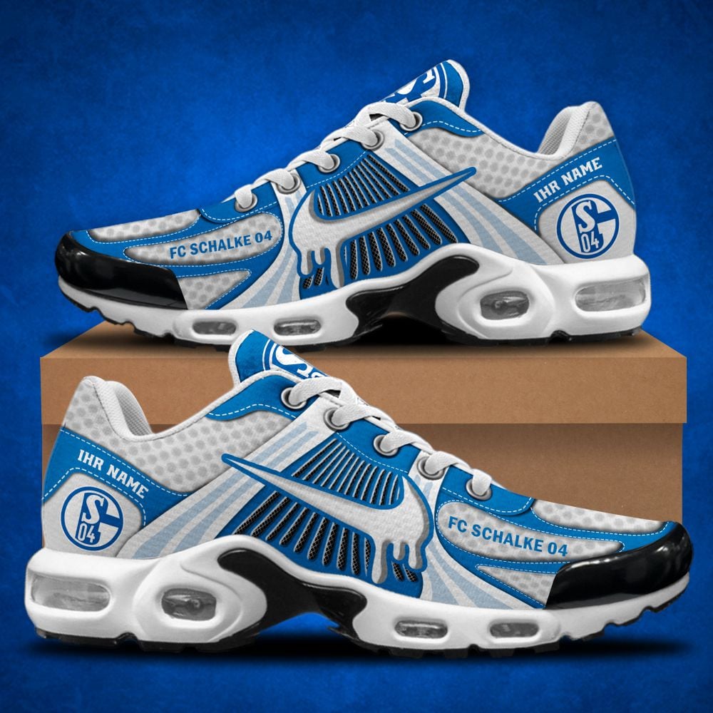 Schalke 04 Air Max Plus Shoes Sneakers For Men And Women