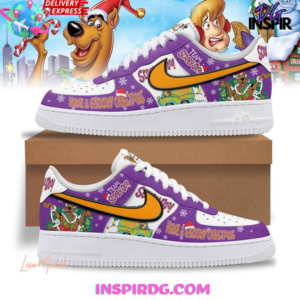 Scooby Doo Have A Groovy Christmas Air Force 1