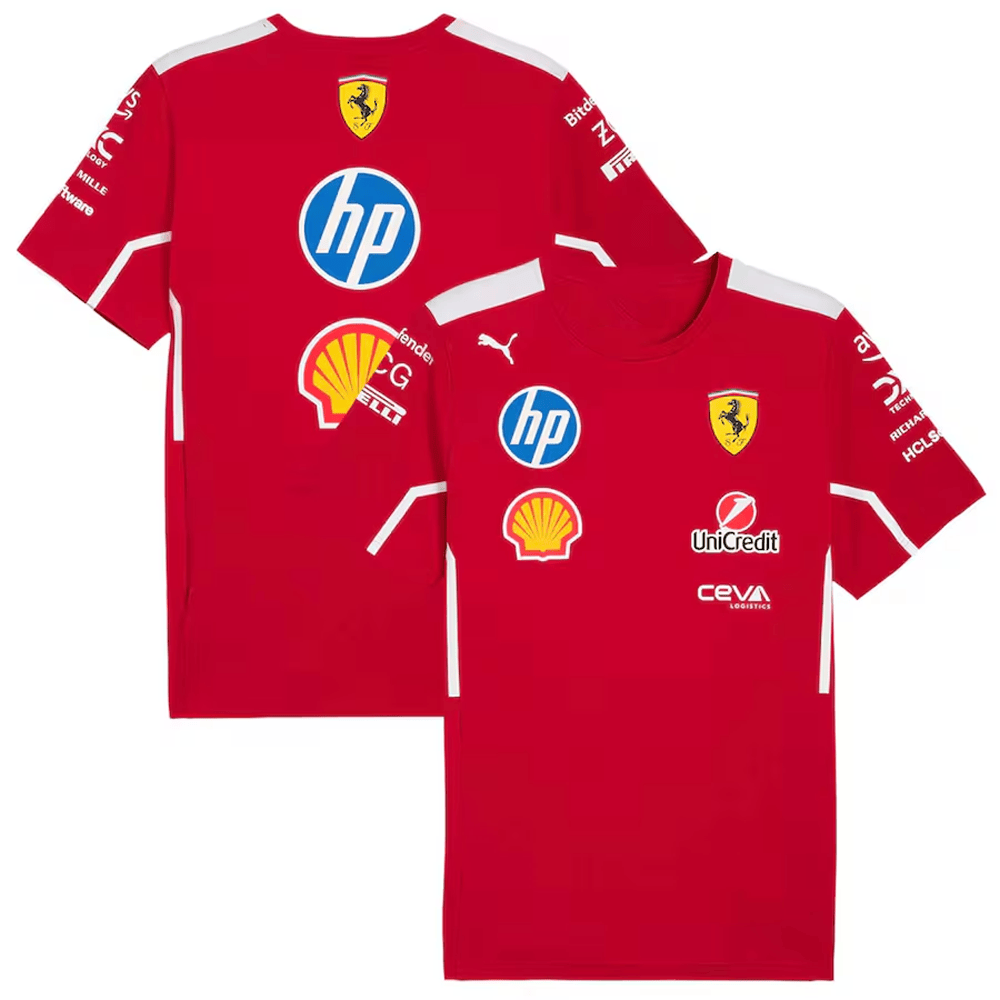Scuderia Ferrari 2025 Replica Team T-Shirt Ferrari F1 Merch Gifts For Racing Car Fans Oregontrailrvpk Shirt