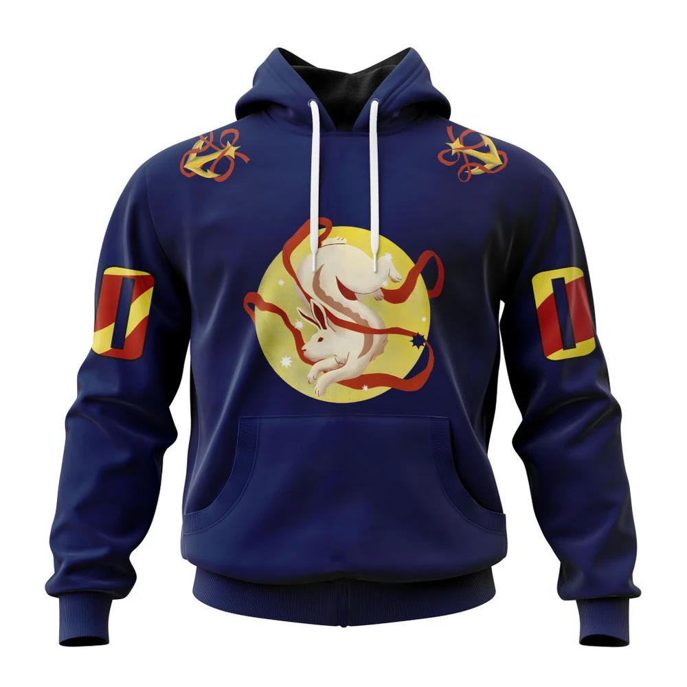 Seattle Kraken Lunar New Year Design All Over Print Hoodie Style 80015