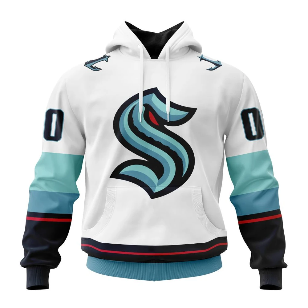Seattle Kraken Personalized Away Kits All Over Print Hoodie Style 69476