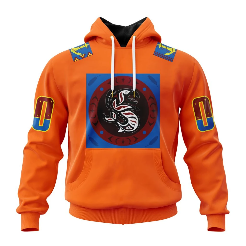 Seattle Kraken Personalized Indigenous Peoples Night Kits All Over Print Hoodie Style 58464