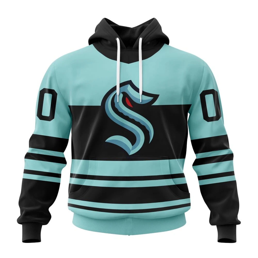 Seattle Kraken Reverse Retro Kits All Over Print Hoodie Style 83656